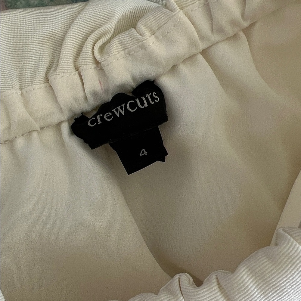 Crewcuts Cream One-Shoulder Ruffle Dress - Picture 2 of 5
